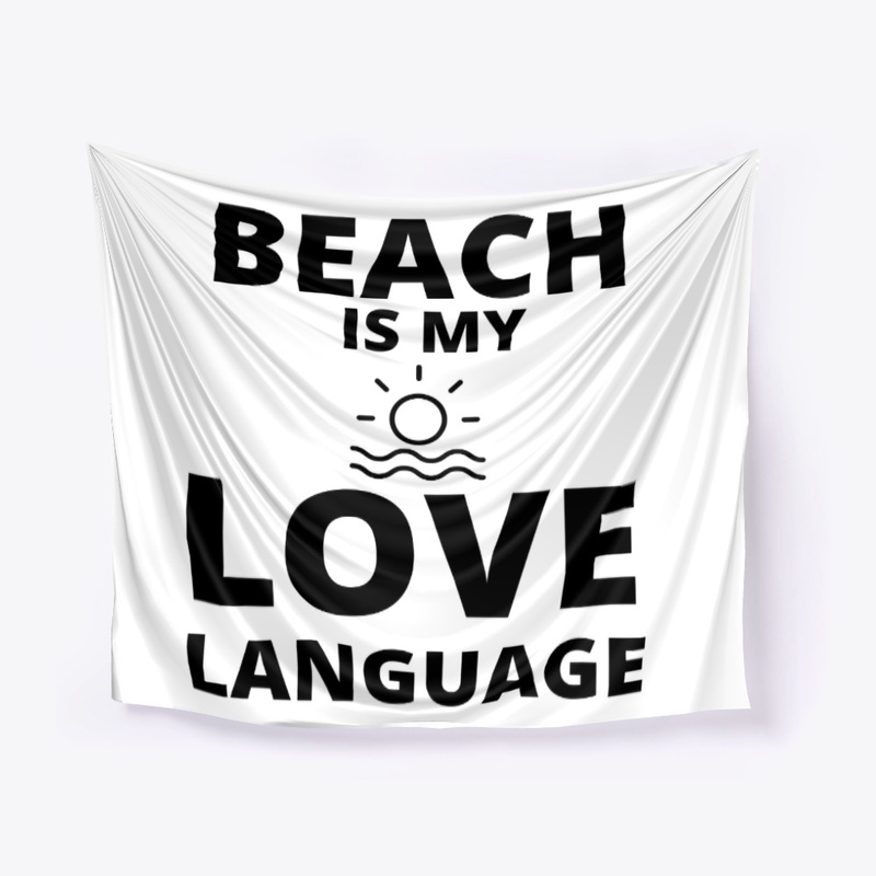 Beach is my love language funny summer q