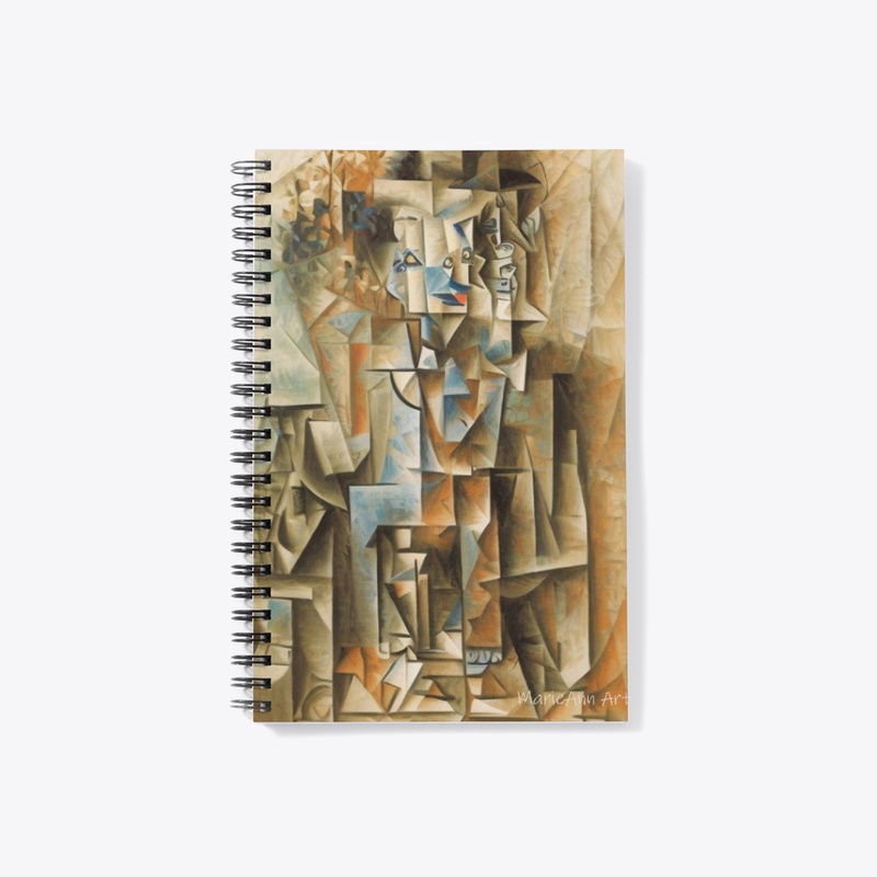 Man with a guitar, art by MarieAnn
