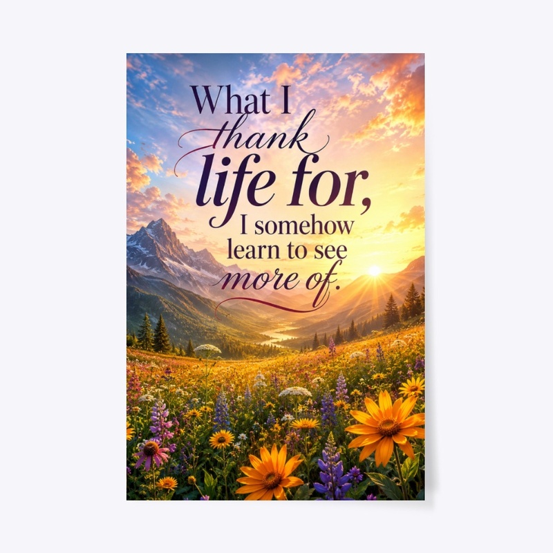 Learn To See More Print