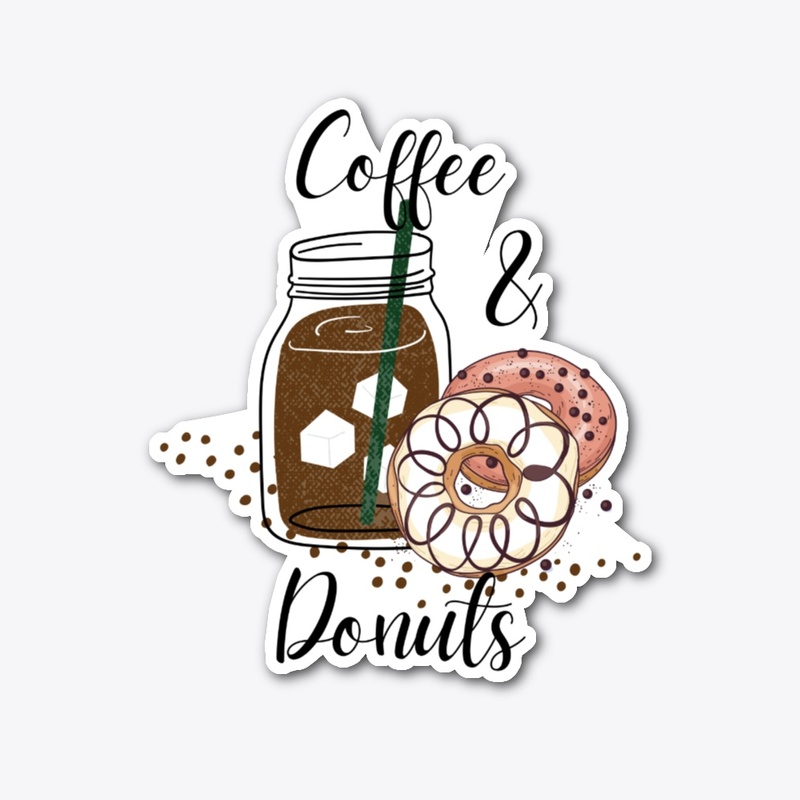 Coffee + Donuts Sticker