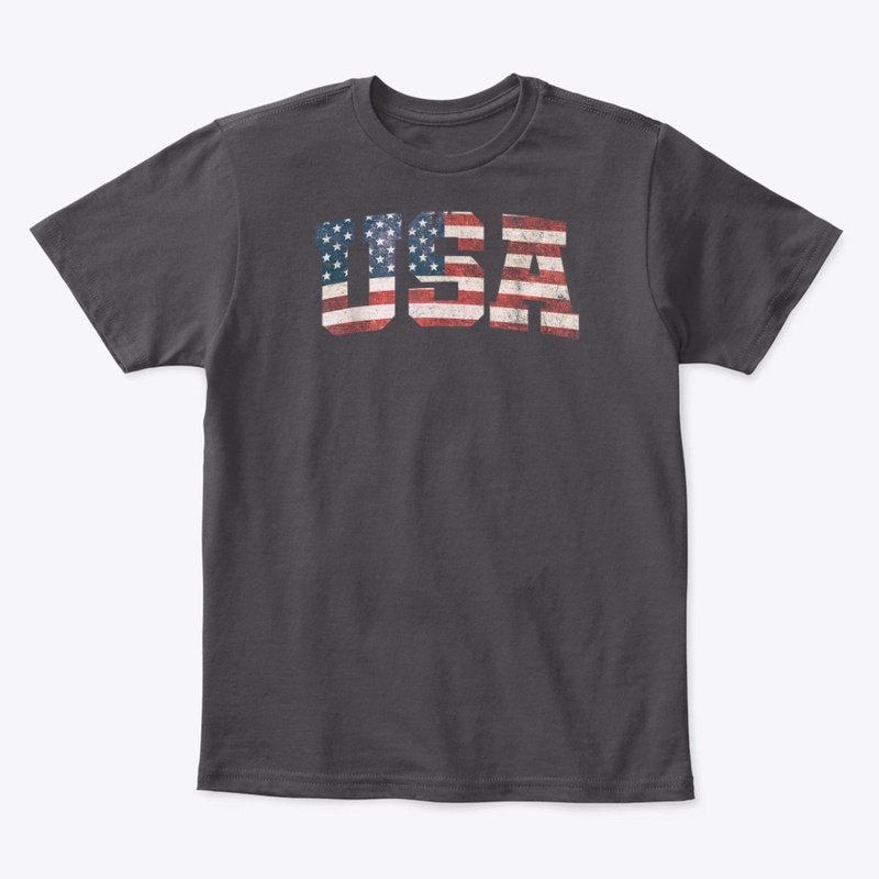 USA T Shirt US Flag Tee Patriot