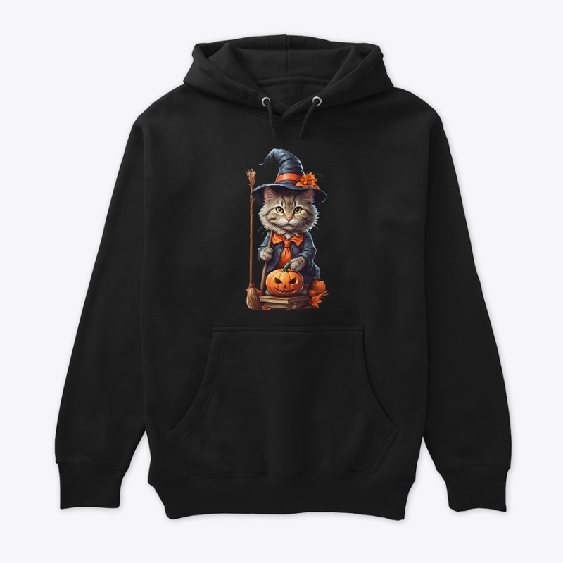 Spooky Cat Halloween Charm