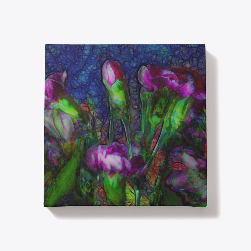 Abstract Pink Carnations
