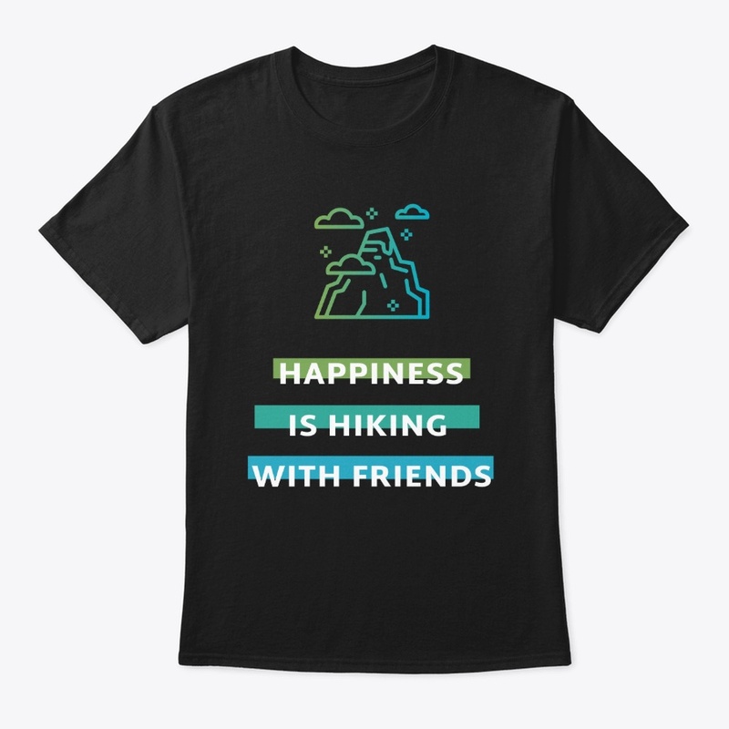 Happiness is hiking with friends
