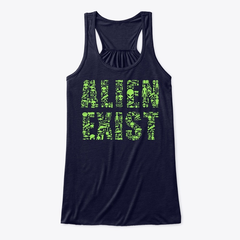 Alien Exist Creative Art Design