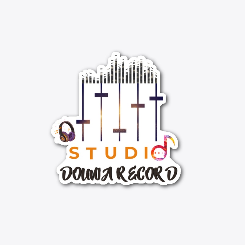 Sticker logo Dounia Record