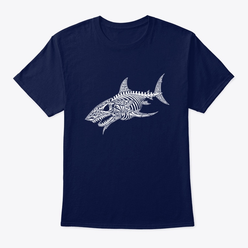 Tribal Skeleton Shark