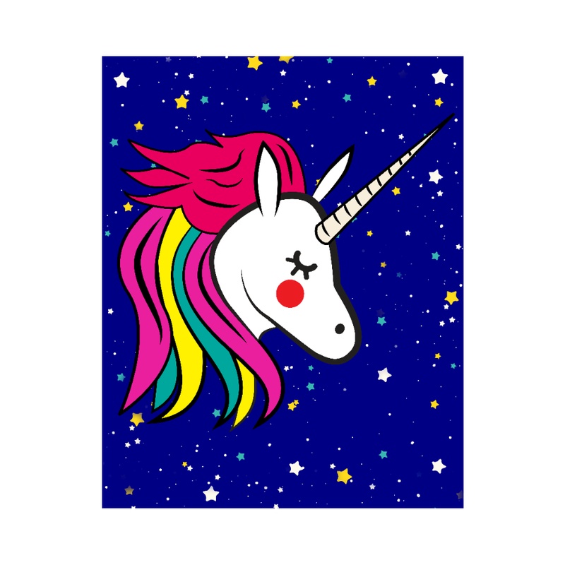Unicorn canvas great gift for kids
