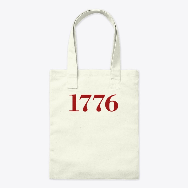 Number 1776 forever in red color 