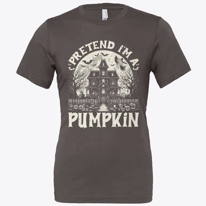 Spooky Castle Pumpkin Halloween Shirt