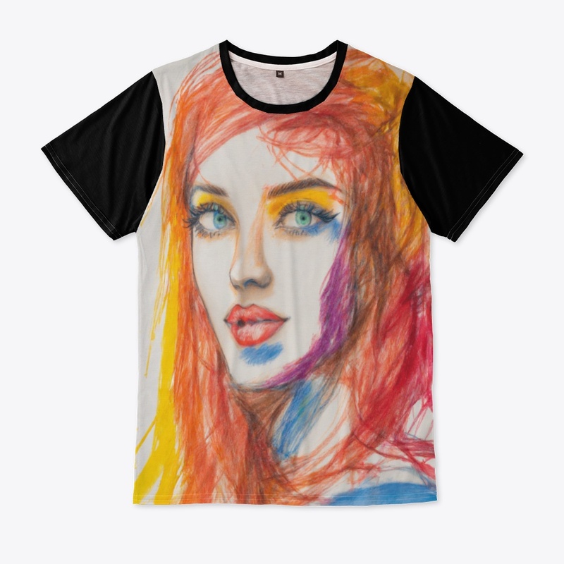 Crayon Color Drawing t-shirt 