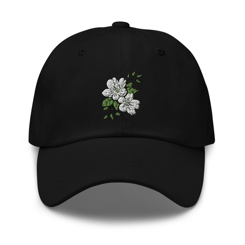 cap - flower embroidery 