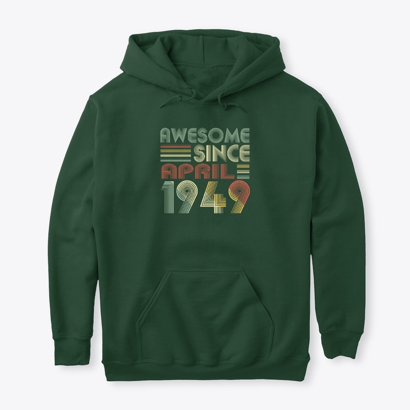 April 1949 T Shirt 70 Years Old Shirt