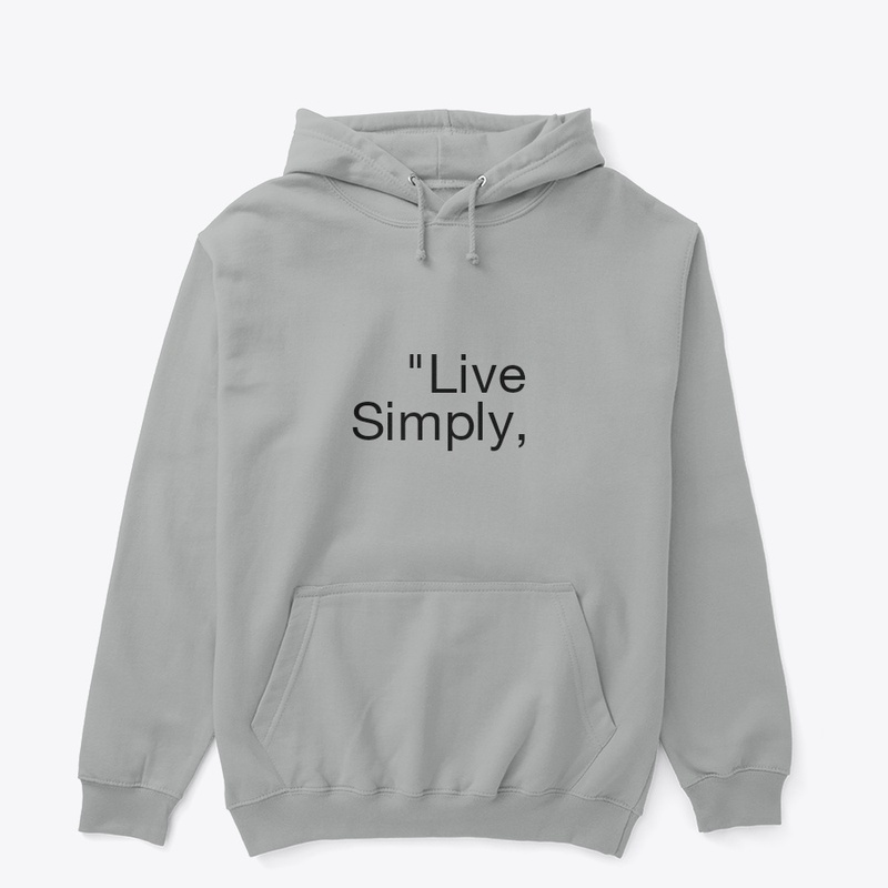 Live Simply printed hoodies 