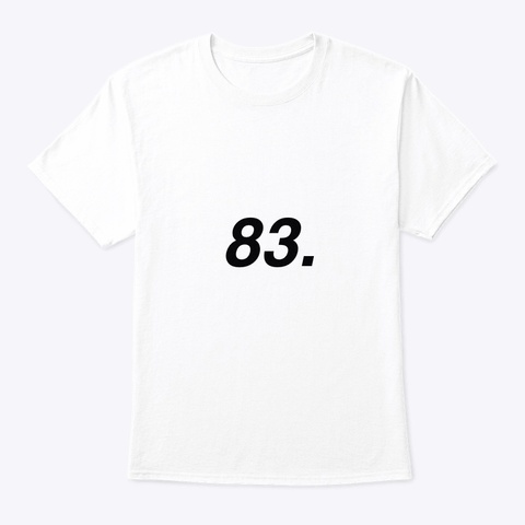 King 83. Pennii T Shirt White T-Shirt Front