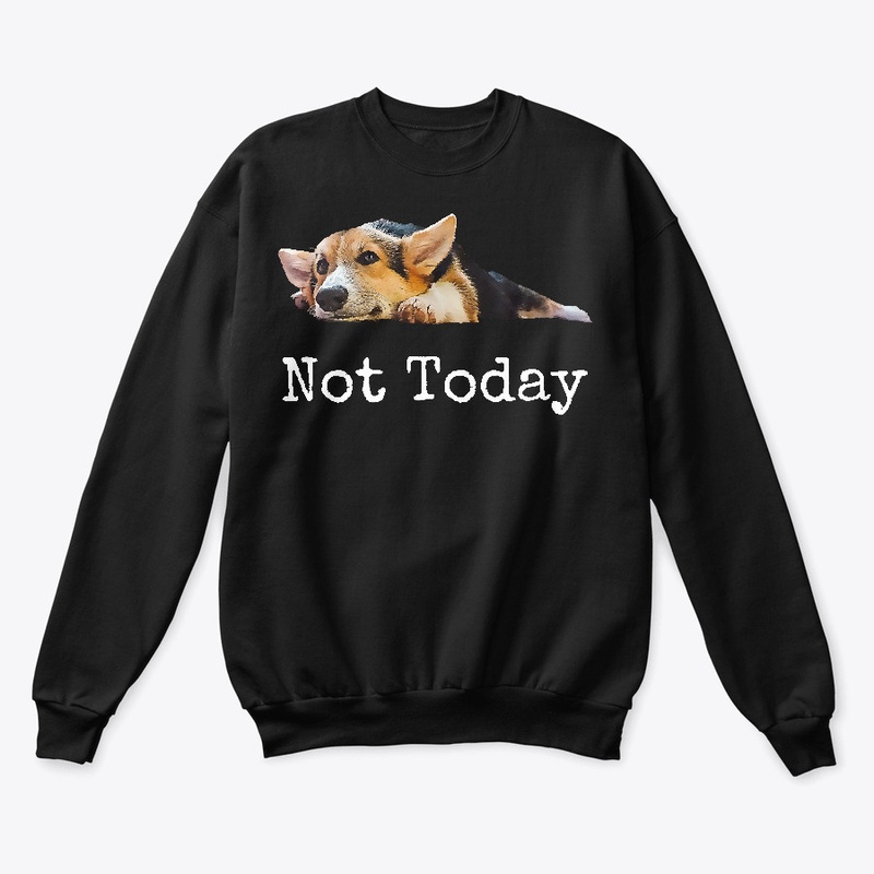 Not Today Cute Corgi Dog Lover T-Shirt