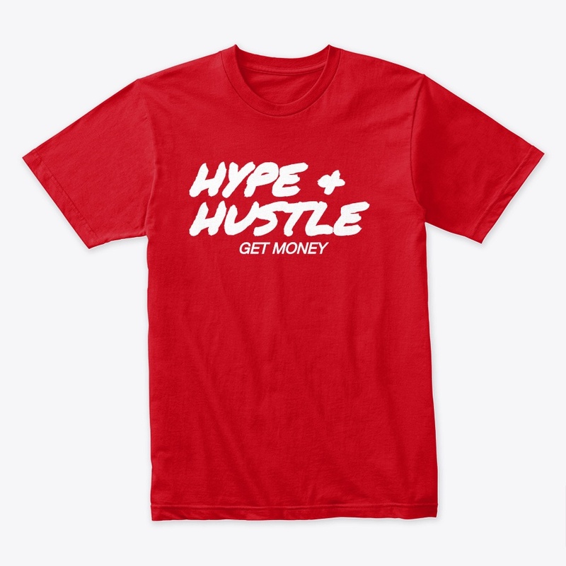 HYPE and HUSTLE GET MONEY LOGO DESIGN 