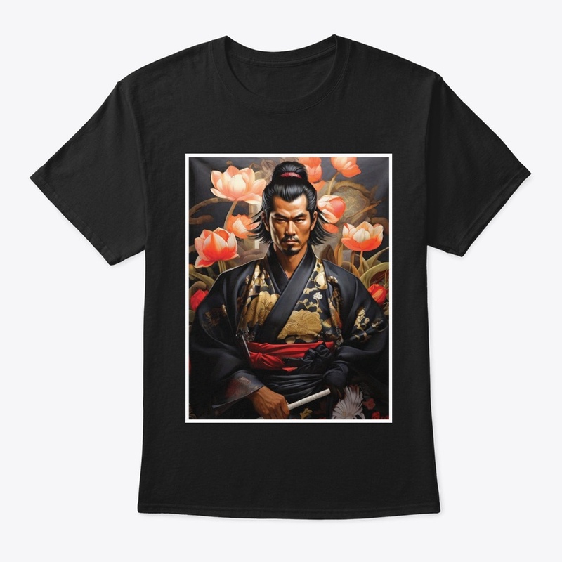 "Samurai Spirit Tee: Timeless Fusion"