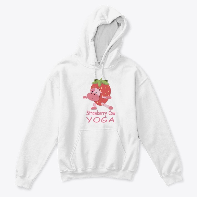 Strawberry cow yoga