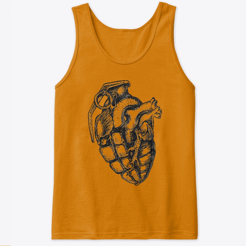 Heart Grenade Sketch