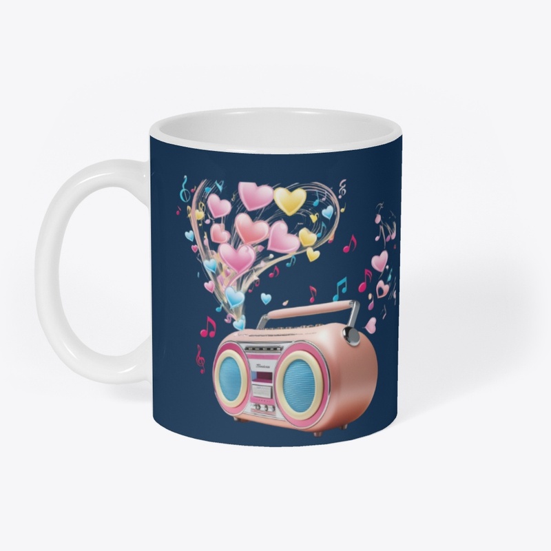 🎧 Love in the Beat – Retro Music Lover 