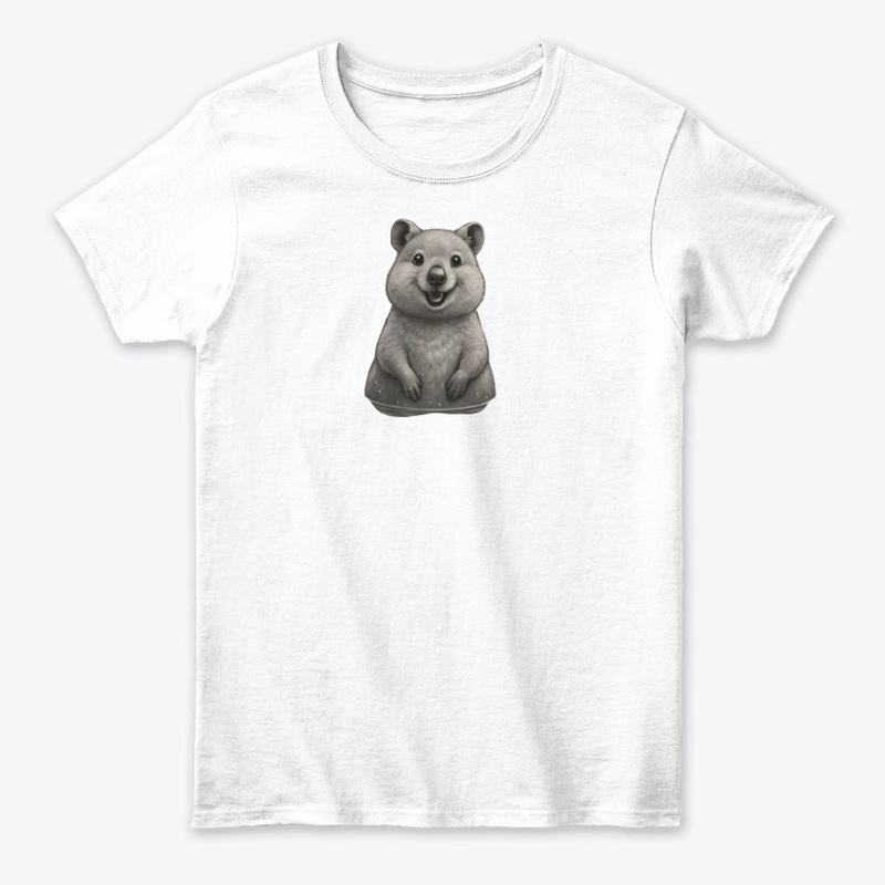 Cute Quokka Smiling Animal Graphic