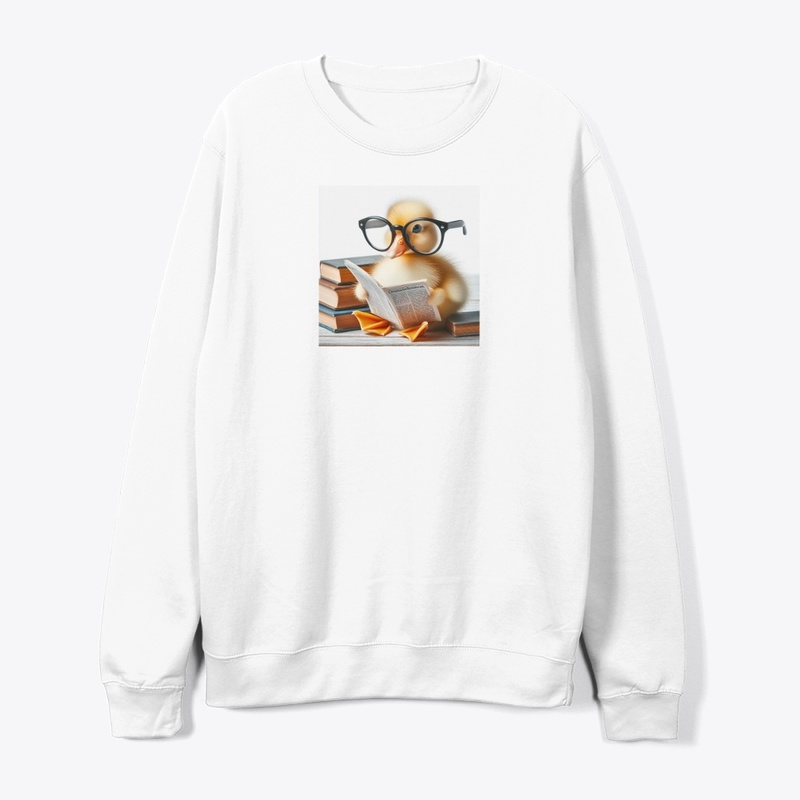 Duck wearing glasses 