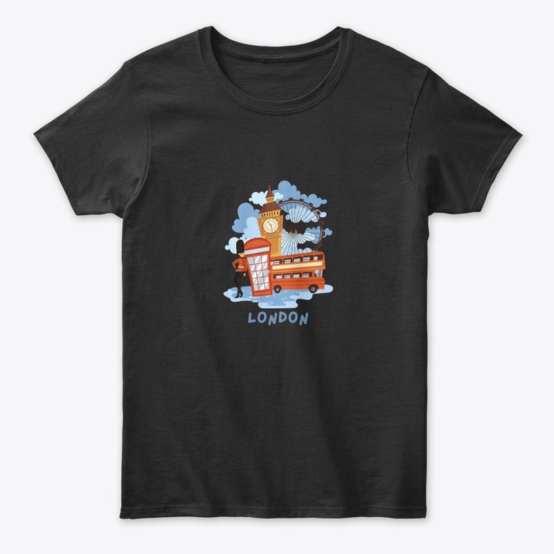 3D Image London Classic T-Shrit 
