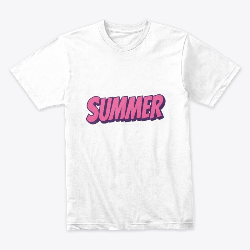 Bold Comic-Style "SUMMER" Typography