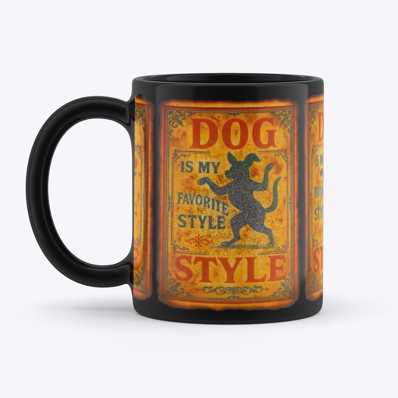 Vintage Dog Style Tee
