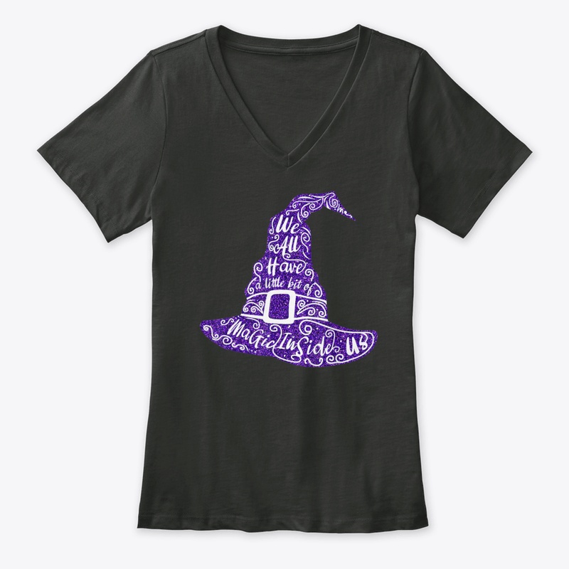 Glitter Purple Witch Magic Hat Halloween