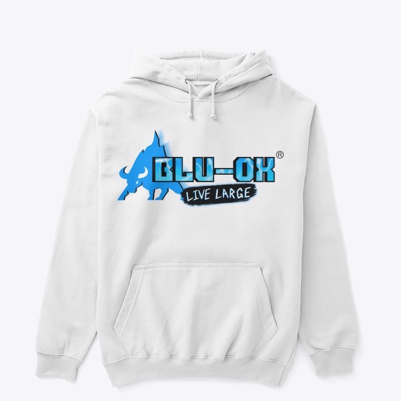 Blu-Ox White Hoodie