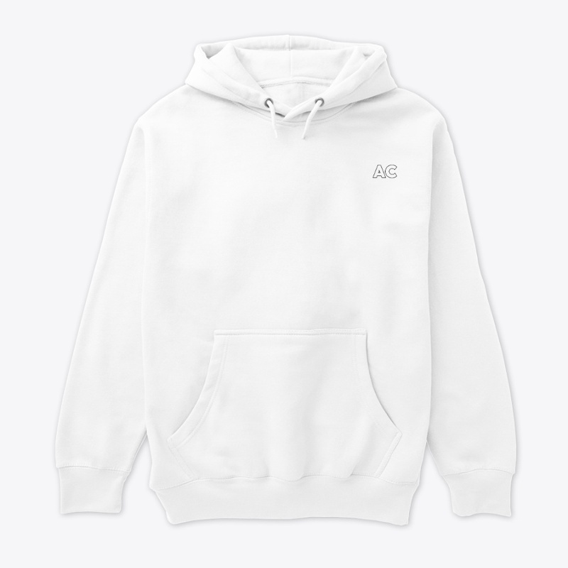 AC White Hoodie — Basic