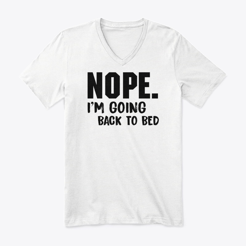 Nope funny quote - sarcasm - sleepy mood