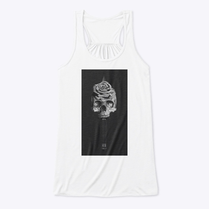 Skull rose and dagger