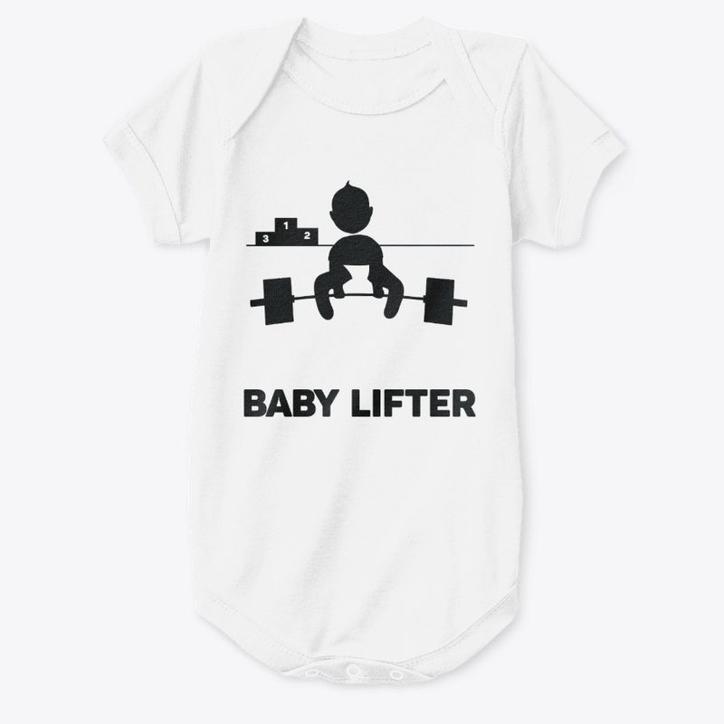 Short Sleeve Baby Bodysuit - Lifter