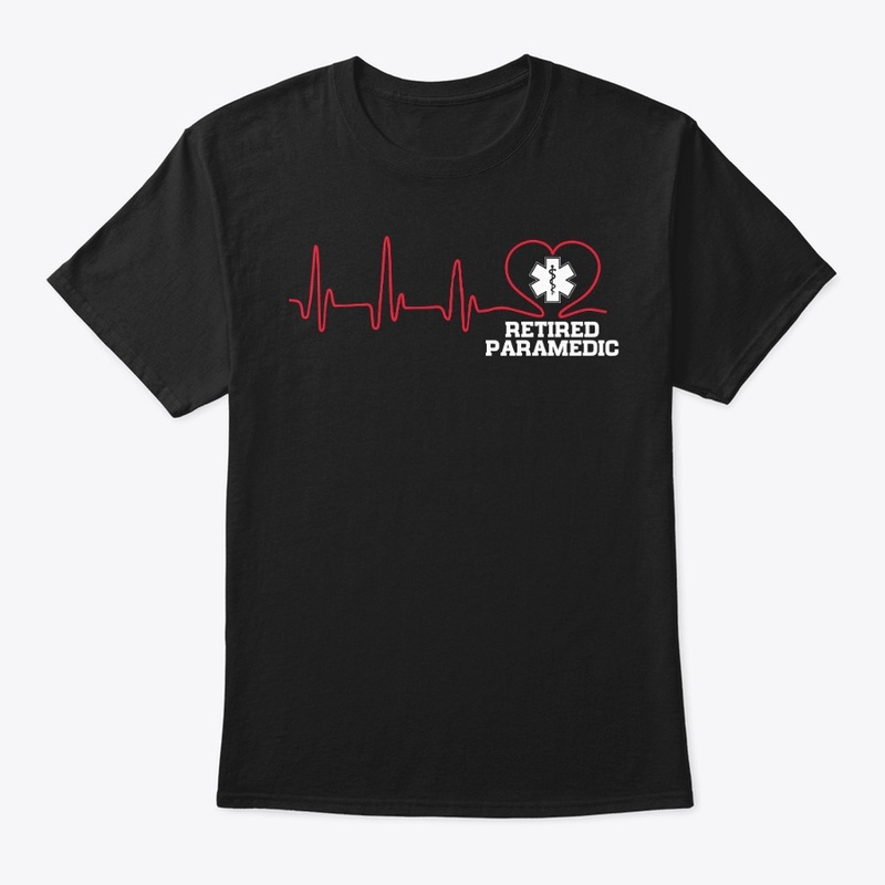 Retired Paramedic Heartbeat Shirt