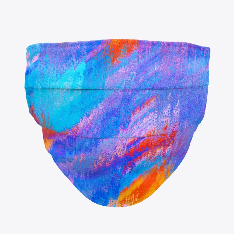 Abstract Multi Color Tie Dye