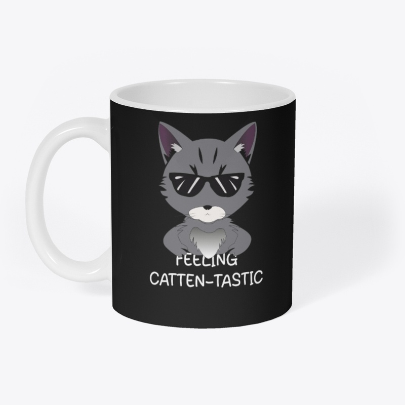 Feeling Catten-tastic cat graphic
