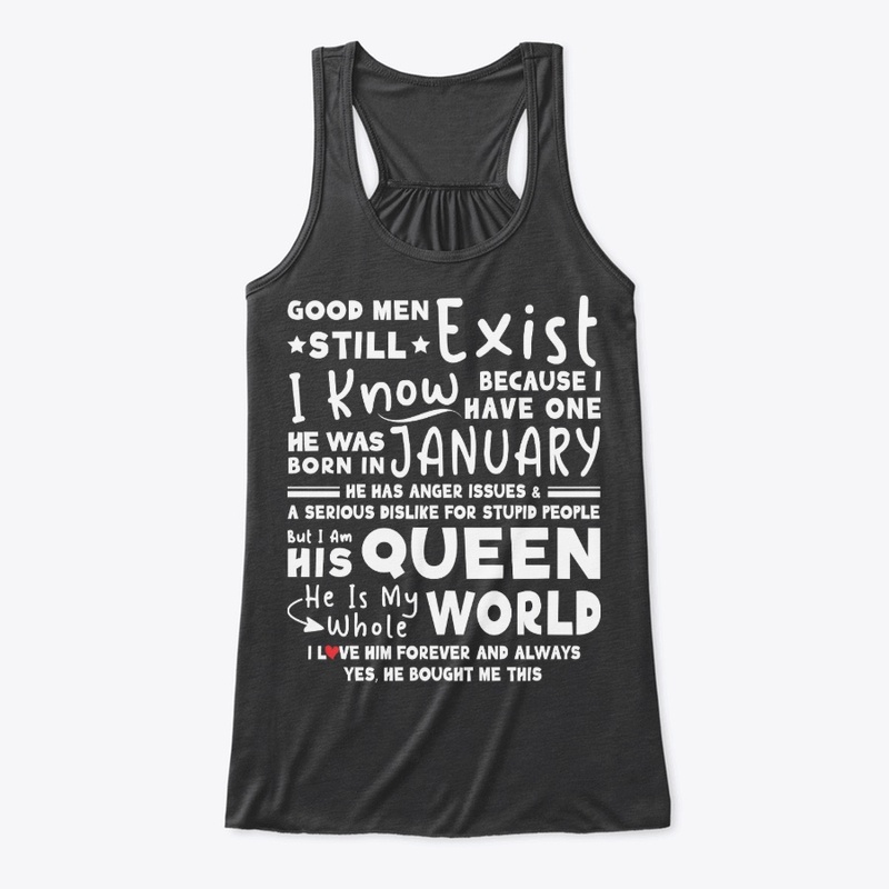 Proud Wife Of January Husband Gift