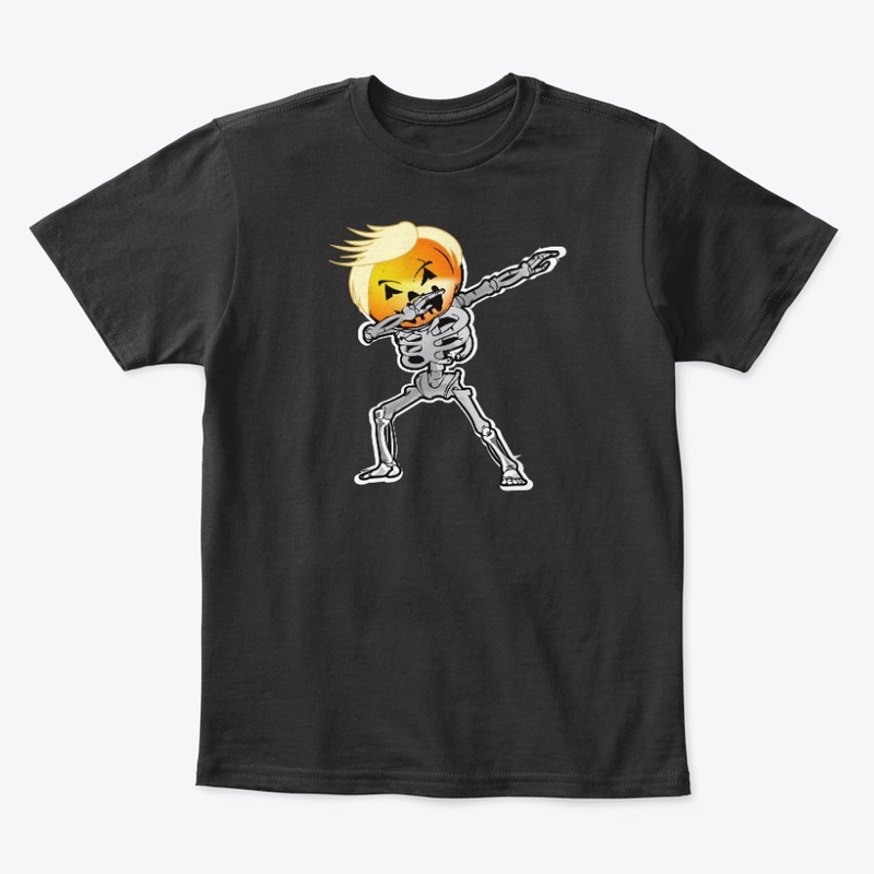 Dabbing Trumpkin Halloween costume tee