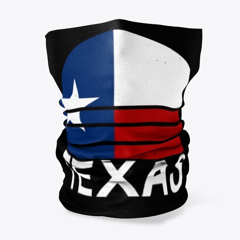 Texas Flag Retro Sunset