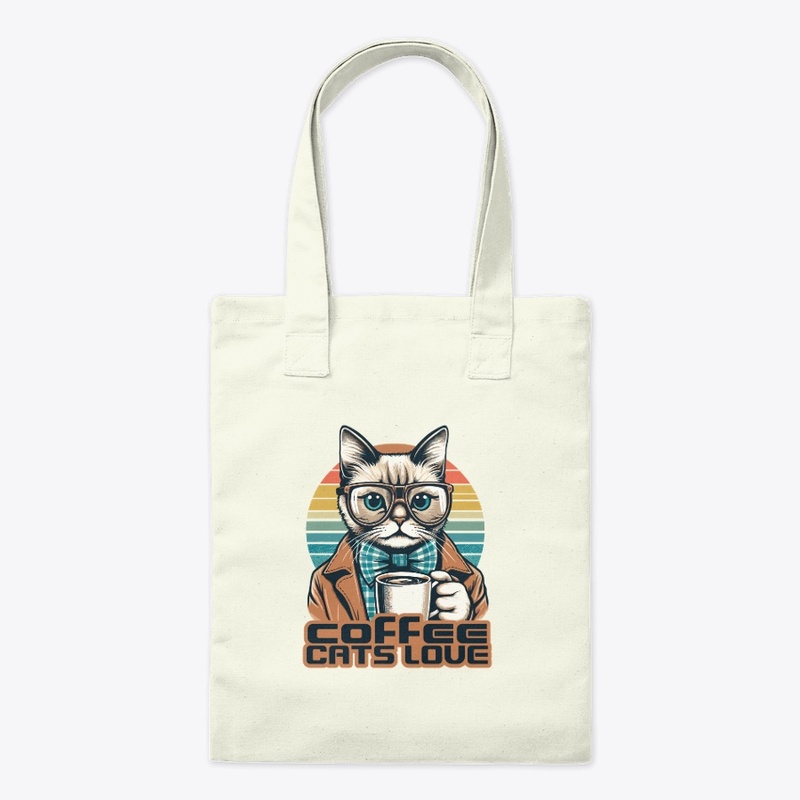 Coffee Cat Love T-shirt design