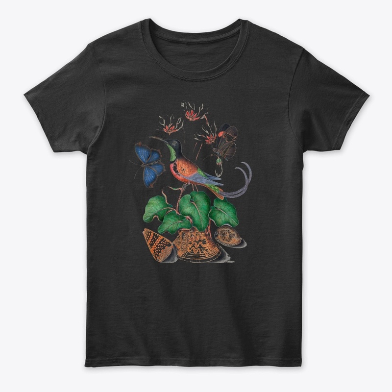nature tshirt with animal and bird