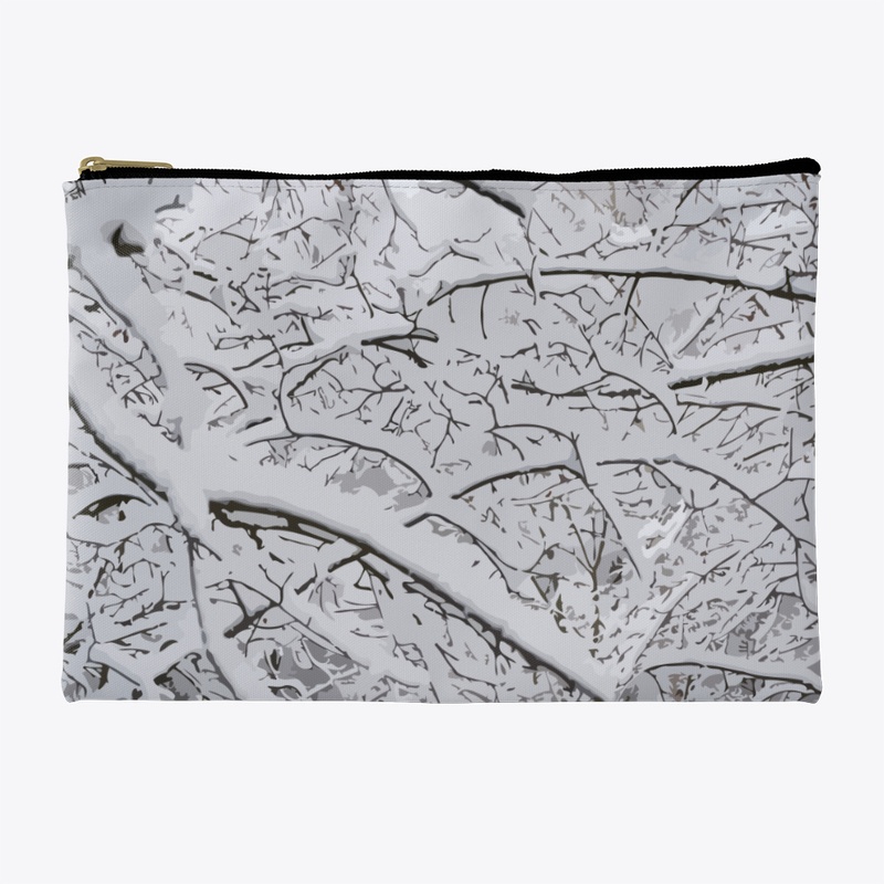 White and black texture / tree branches