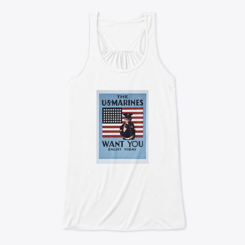 Marines Want You - Women's Flowy Tank Top