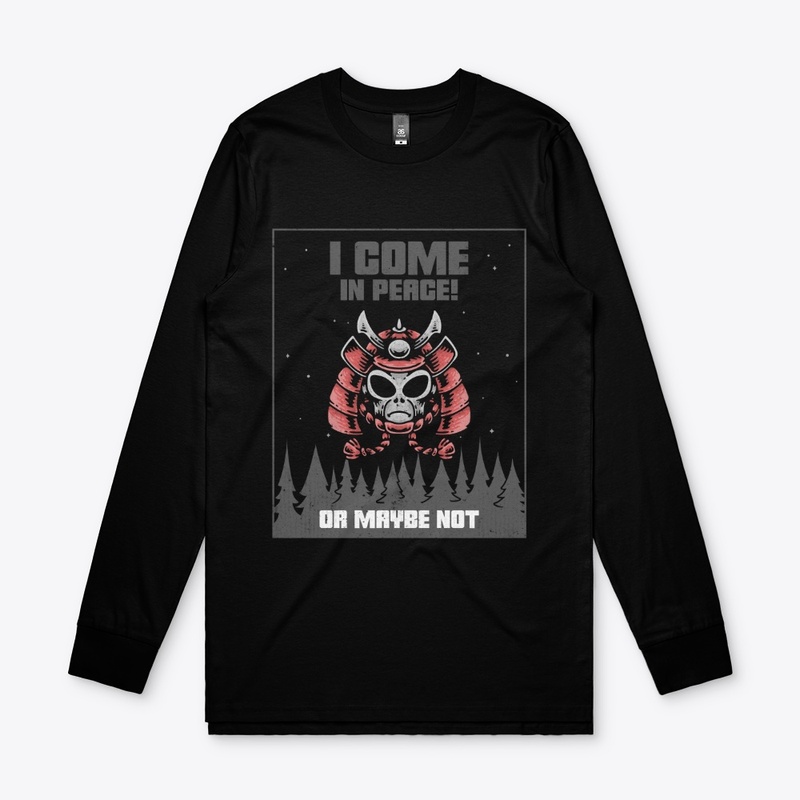 I Come in Peace Design