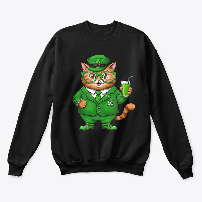 Funny St. Patrick's Cat 