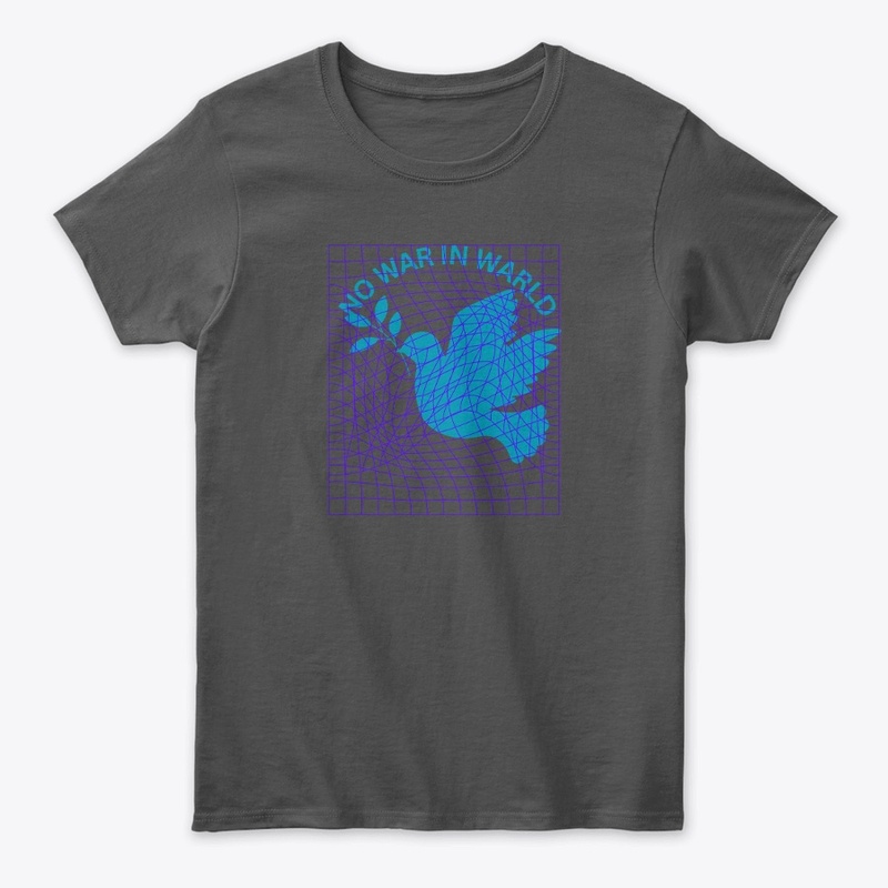 No War Simple Design T Shirt