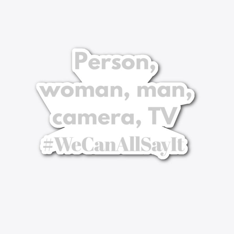 Person, woman, man, camera, TV